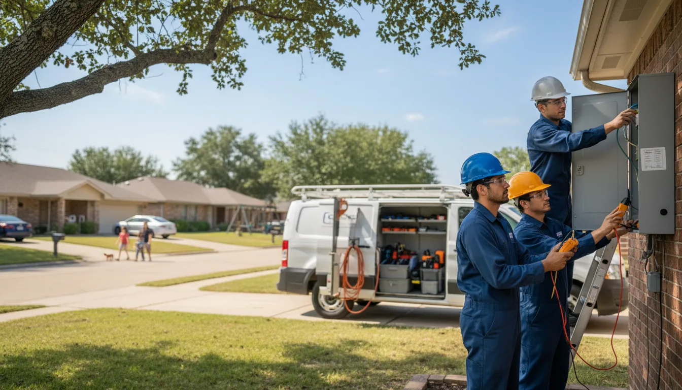 Certified electrician providing emergency electrical services in Freeman, SD